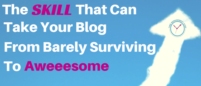The Number One Skill That Can Take Your Blog From Barely Surviving To Aweeesome